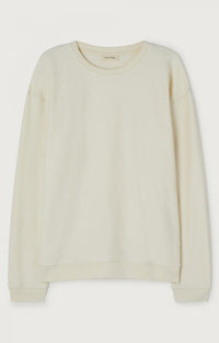 American Vintage SWEAT HOMME BOBYPARK ECRU