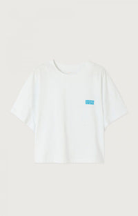 American Vintage T-SHIRT FEMME GIXY BLANC