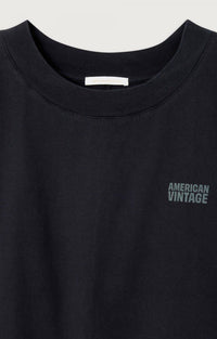 American Vintage T-SHIRT FEMME GIXY NOIR