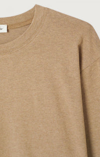 American Vintage T-SHIRT FEMME MANCHE LONGUE YPAWOOD MACCHIATO CHINE