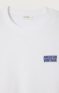 American Vintage T-SHIRT FEMME YKOBOW BLANC