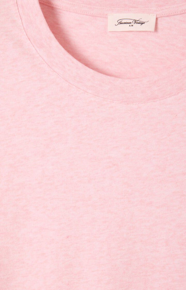 American Vintage T-SHIRT FEMME YPAWOOD GLACAGE CHINE