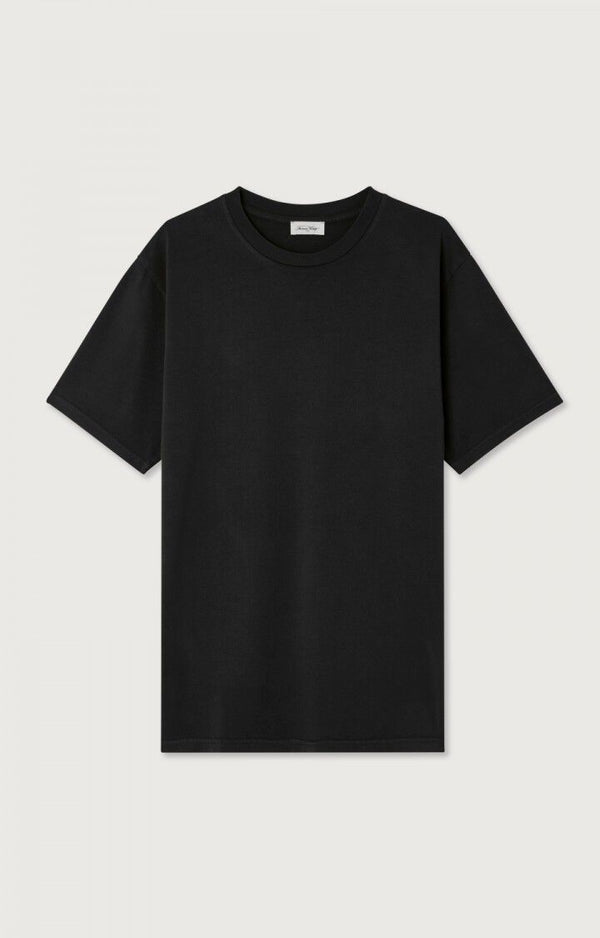 American Vintage T-SHIRT HOMME FIZVALLEY NOIR — American Vintage