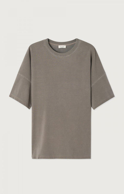 American Vintage T-SHIRT HOMME FIZVALLEY SEPIA VINTAGE