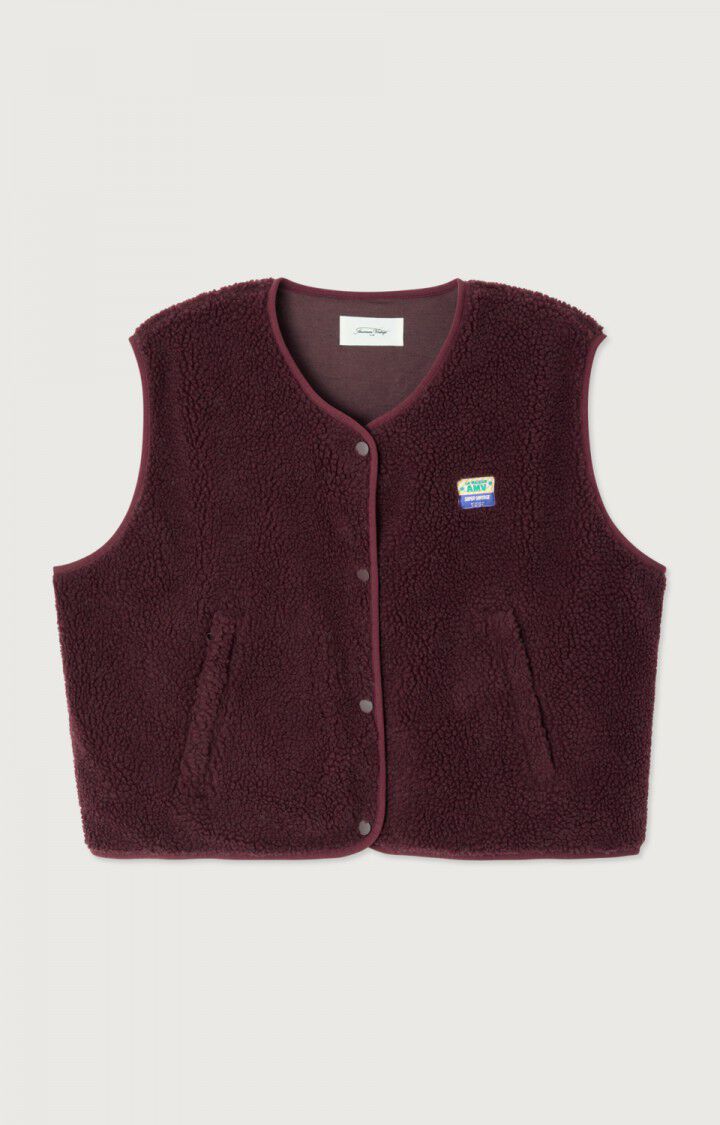 American Vintage VESTE FEMME HOKTOWN BORDEAUX CHINE