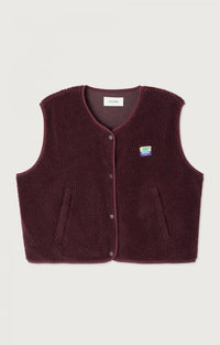 American Vintage VESTE FEMME HOKTOWN BORDEAUX CHINE
