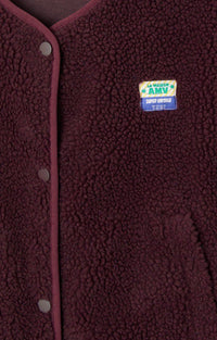 American Vintage VESTE FEMME HOKTOWN BORDEAUX CHINE