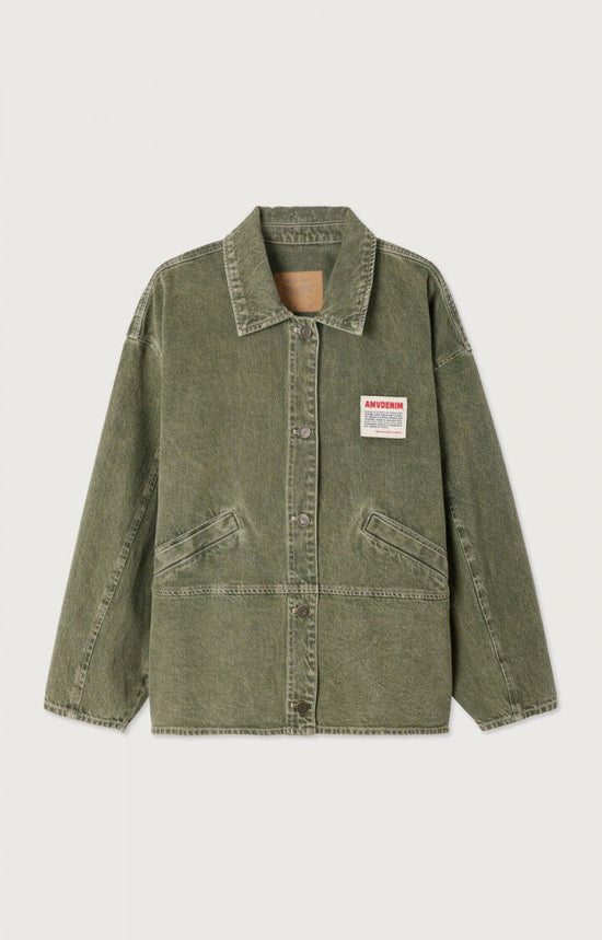 American Vintage VESTE FEMME UZATOWN OLIVE — American Vintage