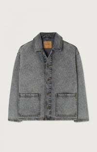 American Vintage VESTE HOMME YOPDAY BLACK VINTAGE SALT AND PEPPER