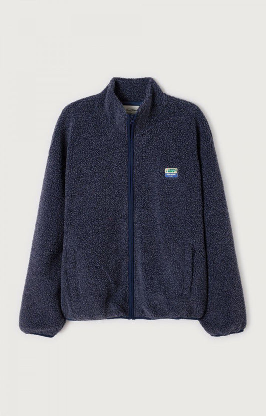 American Vintage VESTE ZIP HOMME HOKTOWN ASTRE CHINE