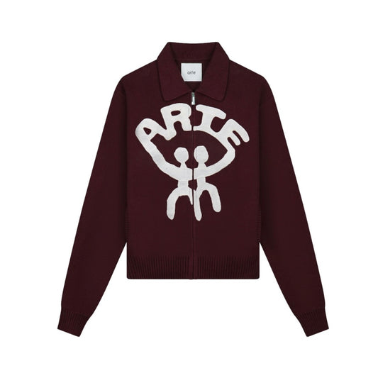 Arte Antwerp Cardigan ALL TOGETHER CARDIGAN Bordeaux