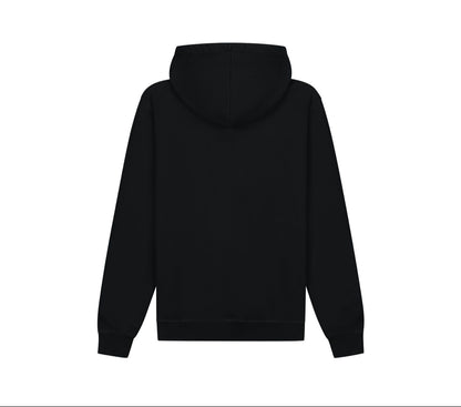 Arte Antwerp Pull EYE FRONT ZIP HOODIE Black