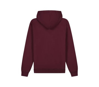 Arte Antwerp Pull EYE FRONT ZIP HOODIE Bordeaux