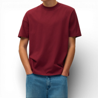 Arte Antwerp ABSTRACT BACK S/S TEE Bordeaux