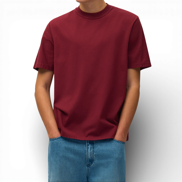 Arte Antwerp ABSTRACT BACK S/S TEE Bordeaux