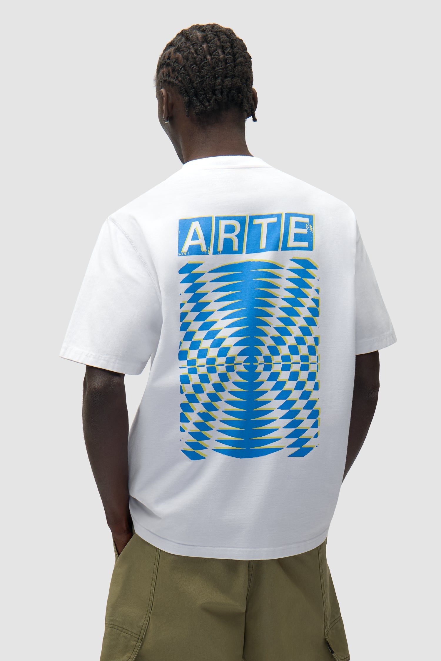 Arte Antwerp ABSTRACT BACK S/S TEE White