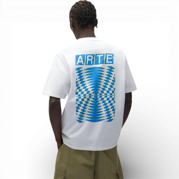 Arte Antwerp ABSTRACT BACK S/S TEE White — Arte Antwerp