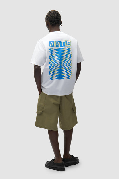 Arte Antwerp ABSTRACT BACK S/S TEE White