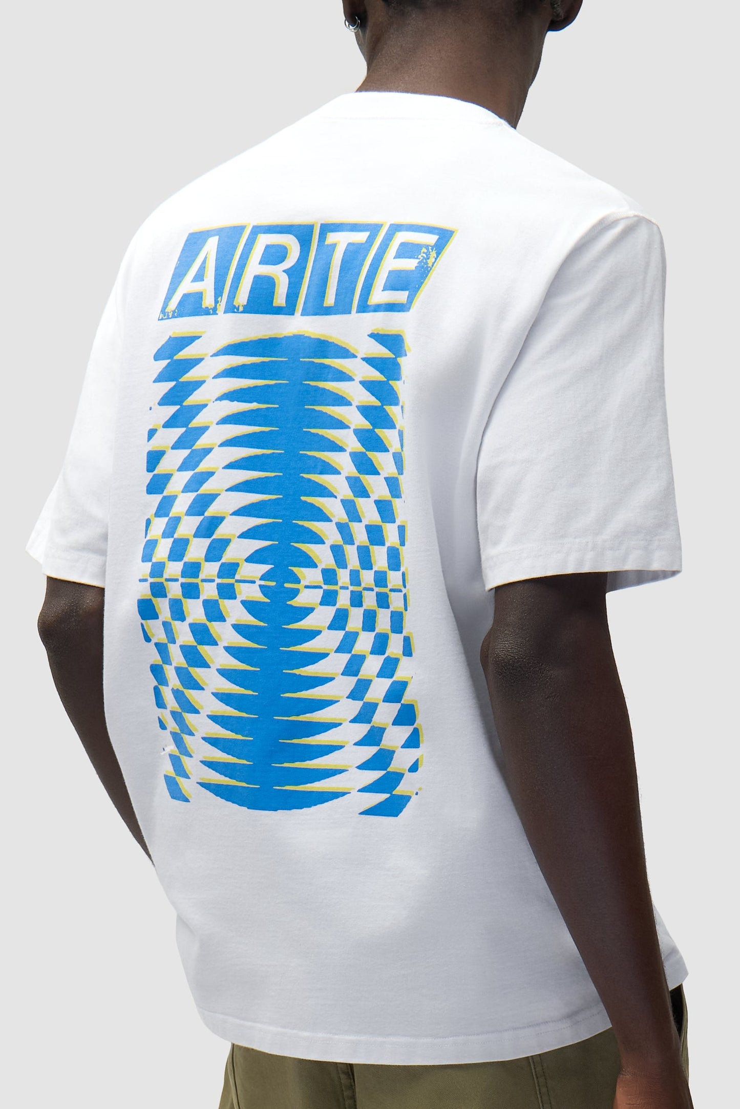 Arte Antwerp ABSTRACT BACK S/S TEE White