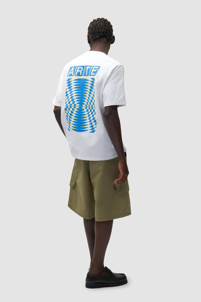 Arte Antwerp ABSTRACT BACK S/S TEE White