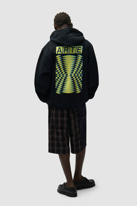 Arte Antwerp BACK ABSTRACT HOODIE Black