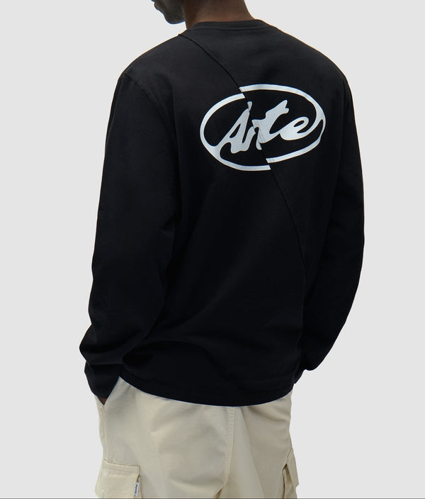 Arte Antwerp BACK CIRCLE LOGO L/S TEE Black — Arte Antwerp