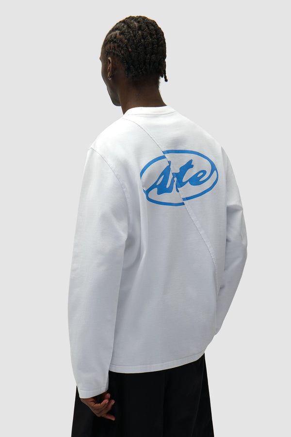 Arte Antwerp BACK CIRCLE LOGO L/S TEE White — Arte Antwerp