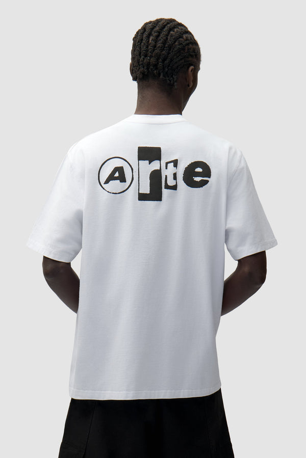 Arte Antwerp BACK COLLAGE S/S TEE White — Arte Antwerp