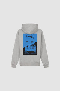 Arte Antwerp BACK POSTER HOODIE Grey