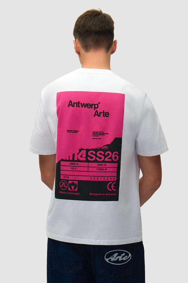 Arte Antwerp BACK POSTER S/S TEE White — Arte Antwerp