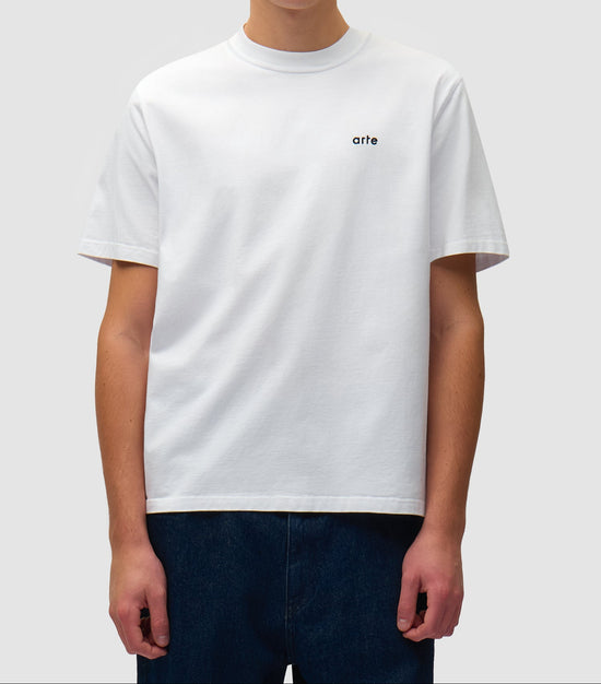 Arte Antwerp BACK POSTER S/S TEE White