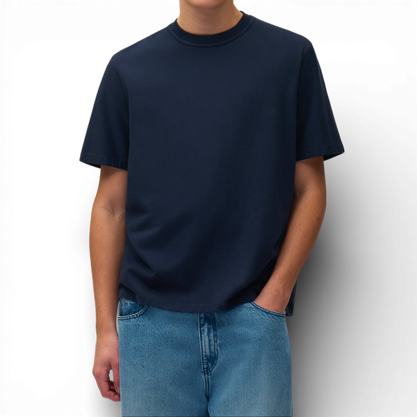 Arte Antwerp BLURRY BACK S/S TEE Navy