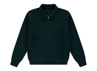 Arte Antwerp CABLE KNIT ZIP CARDIGAN Green