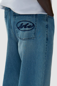 Arte Antwerp CIRCLE LOGO POCKET PANTS Bleach