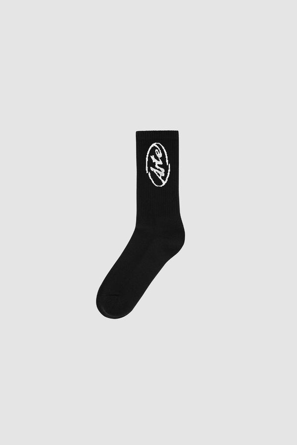 Arte Antwerp CIRCLE LOGO SOCKS Black — Arte Antwerp