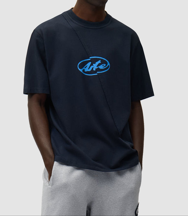 Arte Antwerp CIRCLE LOGO S/S TEE Navy — Arte Antwerp