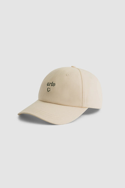 Arte Antwerp Casquette HEART LOGO CAP Cream front
