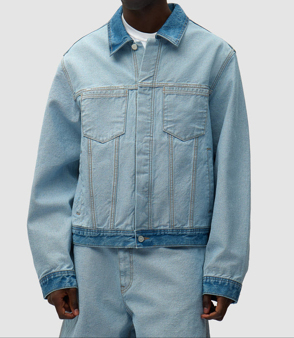 Arte Antwerp DENIM INSIDE/OUT JACKET Bleach
