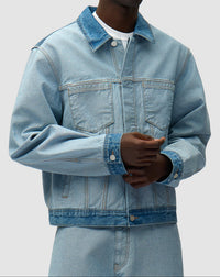 Arte Antwerp DENIM INSIDE/OUT JACKET Bleach