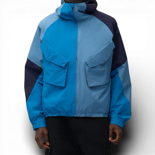 Arte Antwerp MULTICOLOR TECHNICAL JACKET Blue