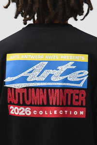Arte Antwerp MURAL S/S TEE Black