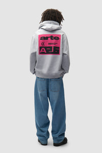 Arte Antwerp PINK SERIAL HOODIE Grey