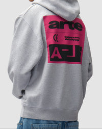 Arte Antwerp PINK SERIAL HOODIE Grey
