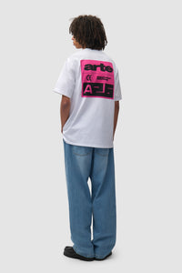 Arte Antwerp PINK SERIAL S/S TEE White
