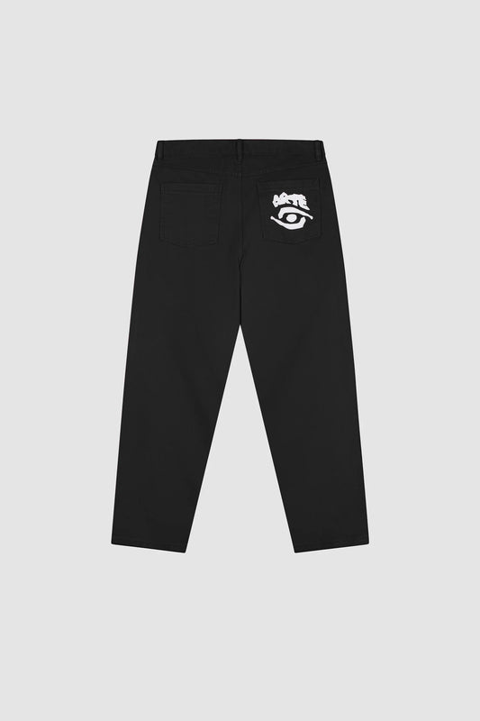 Arte Antwerp Pant BACK POCKET GRAPHIC PANTS Black