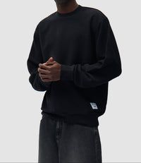 Arte Antwerp REVERSIBLE LABEL CREWNECK Black