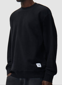 Arte Antwerp REVERSIBLE LABEL CREWNECK Black
