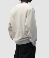 Arte Antwerp REVERSIBLE LABEL CREWNECK Grey