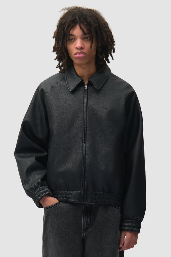 Arte Antwerp REVER LEATHER UNIFORM JACKET Black — Arte Antwerp