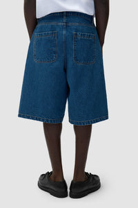 Arte Antwerp ROUND POCKET DENIM SHORTS Raw Denim